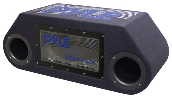 Pyle - PLBP102 , On the Road , Subwoofer Enclosures , Dual 10'' Subwoofer Bandpass System