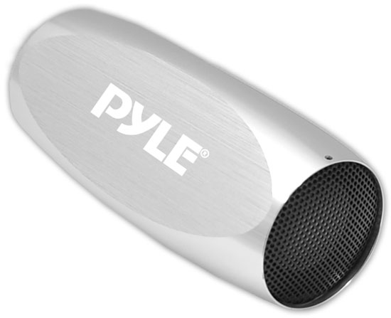 Pyle - PLBSK30S , Sports and Outdoors , Portable Speakers - Boom Boxes , Gadgets and Handheld , Portable Speakers - Boom Boxes , Portable Bicycle & Sport Speaker With Up To 8gb Storage (Color: Silver)