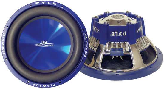 Pyle - PLBW154 , On the Road , Vehicle Subwoofers , 15'' 1500 Watt DVC Subwoofer