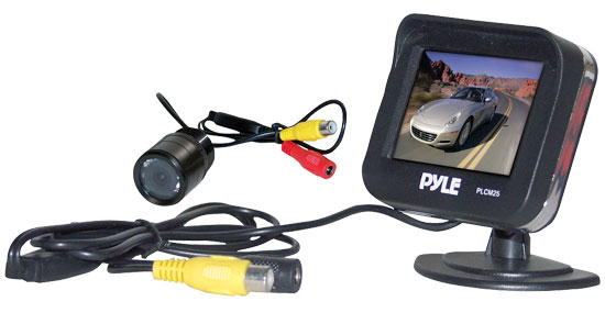 Pyle - plcm25 , On the Road , Rearview Backup Cameras - Dash Cams , 2.5'' TFT LCD Monitor/Night Vision Rear View Backup Camera