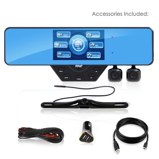 pyle audio backup camera