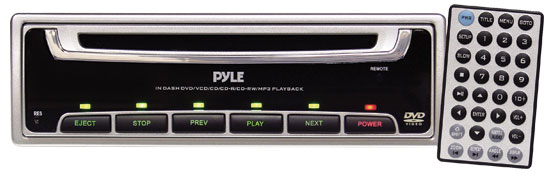 Pyle - PLD135 , On the Road , Headunits - Stereo Receivers , In-Dash Mobile Multimedia Disc/VCDRRW/MP3 Player