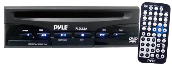 Pyle - pld22a , On the Road , Headunits - Stereo Receivers , In-Dash/ UNder-Dash Mobile Multimedia Disc/VCDRRW/MP3/USB/SD Card Player