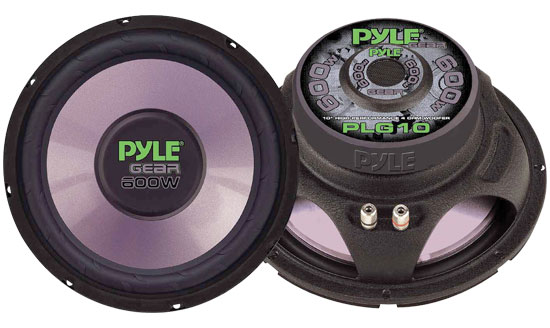 Pyle - PLG15 , On the Road , Vehicle Subwoofers , 15'' 1200 Watt Subwoofer For Small Enclosures