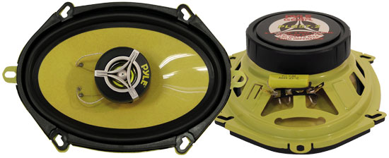 Pyle - PLG57.2 , On the Road , Vehicle Speakers , 5'' x 7''/6'' x 8'' 240 Watt Two-Way Speakers