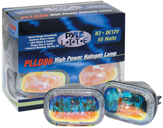 Pyle - PLLD86BL , Disc , Pyle Lite Series High Power Blue Halogen Lamp Set