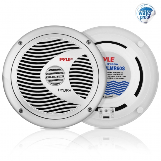 pyle plmr60s 150 watts 6 5 2 way white marine