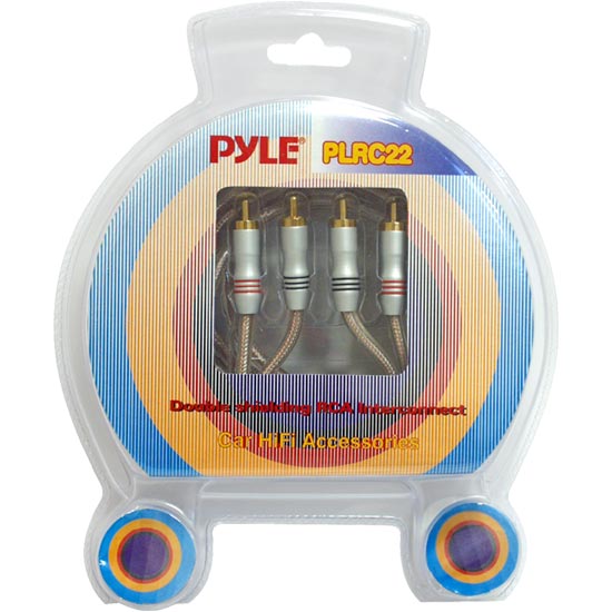 Pyle - PLRC22 , Home and Office , Cables - Wires - Adapters , Sound and Recording , Cables - Wires - Adapters , 22ft Stereo Shielded RCA Cable