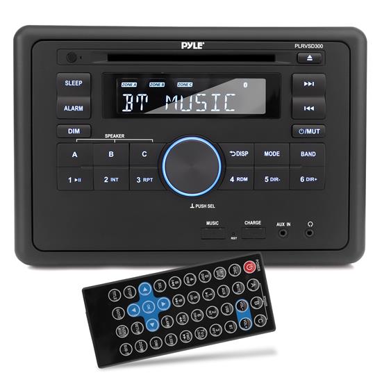 Pyle - PLRVSD300.6 , Home and Office , Amplifiers - Receivers , Sound and Recording , Amplifiers - Receivers , Digital Mobile Receiver System with BT Wireless Streaming, Universal Standard 1 DIN Size, Multimedia Disc/AUX/RCA/HDMI Connector, and USB Flash Drive Reader