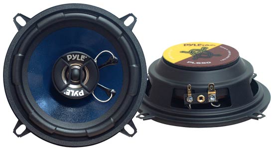 Pyle - PLS50 , On the Road , Vehicle Speakers , 5.25'' 180 Watt Super Slim Two-Way Speakers