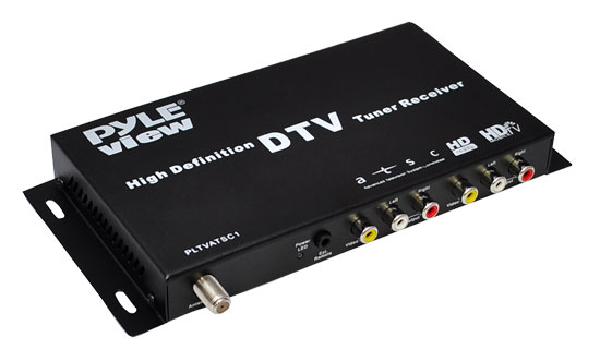 Pyle - pltvatsc1 , On the Road , Plug-in Audio Accessories - Adapters , ATSC Digital Car HDTV Tuner/Receiver