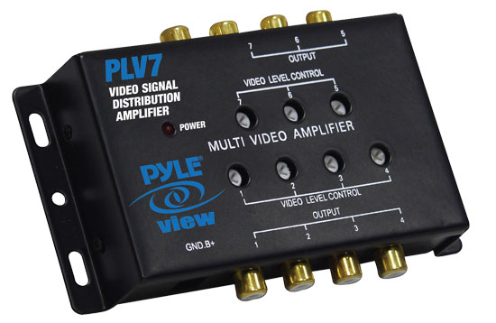 Pyle - PLV7 , Home and Office , Cables - Wires - Adapters , Sound and Recording , Cables - Wires - Adapters , 1 Into 7 Mobile Video Signal Distribution Amplifier