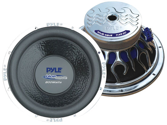 Pyle - PLWB125 , On the Road , Vehicle Subwoofers , 12" 800 Watt 4 Ohm Subwoofer