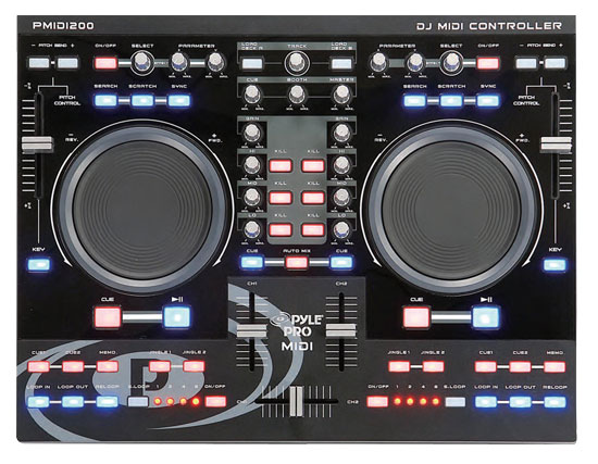 Pyle - PMIDI200 , Sound and Recording , Mixers - DJ Controllers , Professional Digital MIDI Controller