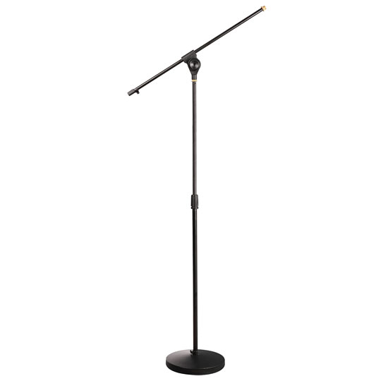 Pyle - PMKS15 , Musical Instruments , Mounts - Stands - Holders , Sound and Recording , Mounts - Stands - Holders , Universal Compact Base  Microphone Stand - Adjustable & Extendable Boom