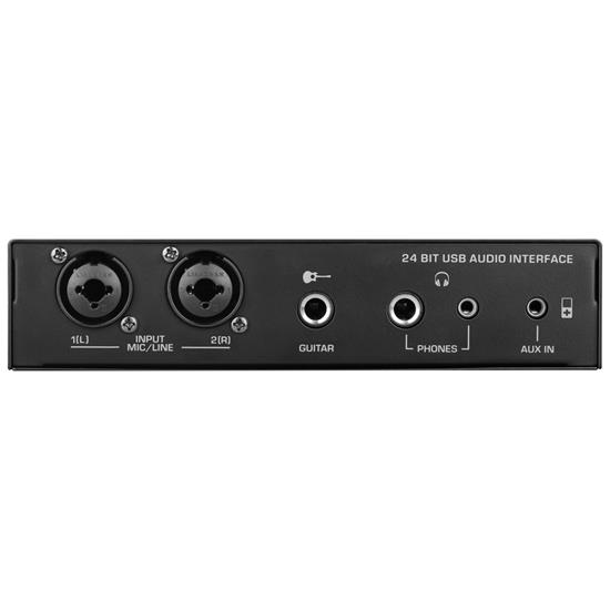 Pyle - PMUX9 , Sound and Recording , Mixers - DJ Controllers , Professional USB Audio Interface with MIC/LINE, Guitar, AUX Stereo and RCA Inputs, Phone/Stereo/Monitor Outputs