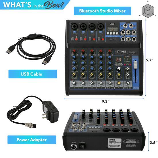 Pyle - PMXU63BT - Musical Instruments - Mixers - DJ Controllers - Sound ...