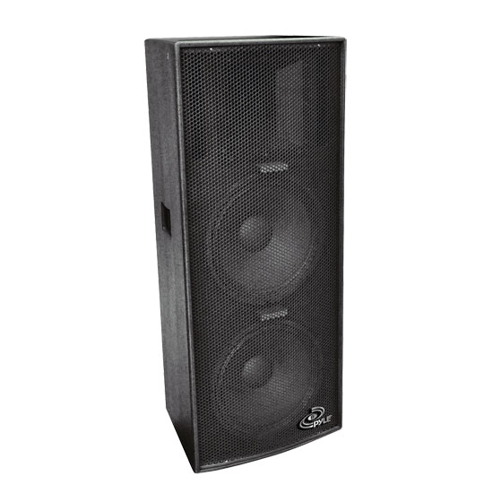 Pyle - PPAD102 , Sound and Recording , PA Loudspeakers - Cabinet Speakers , Dual 10'' Heavy Duty 3-Way Speaker Cabinet