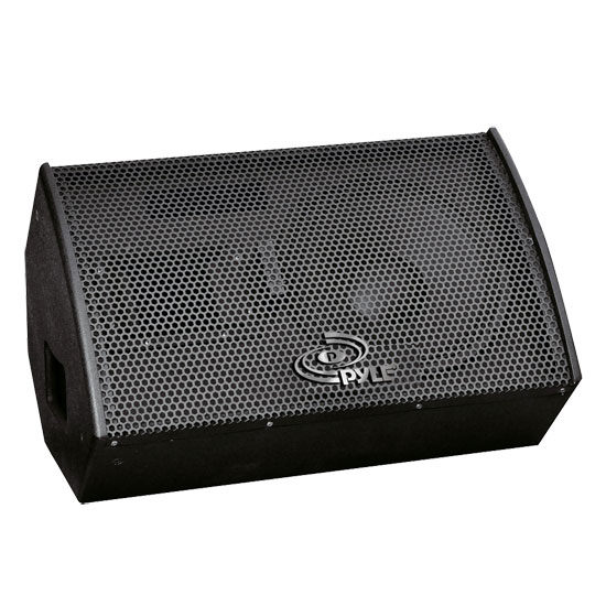 Pyle - PPAD12 , Sound and Recording , PA Loudspeakers - Cabinet Speakers , 12" Heavy Duty 2-Way Stage Monitor Speaker Cabinet