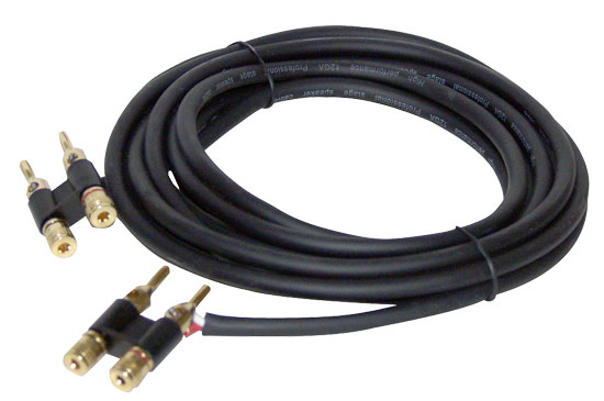 Pyle - PPBB15 , Home and Office , Cables - Wires - Adapters , Sound and Recording , Cables - Wires - Adapters , 15 Feet 12 Gauge Banana Plug To Banana Plug Speaker Cable