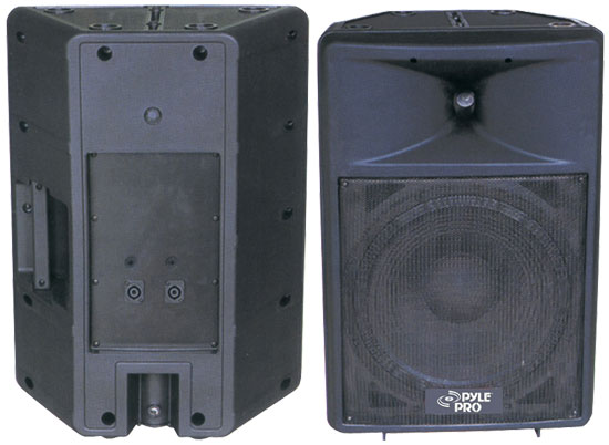 Pyle - pphp1590 , Sound and Recording , PA Loudspeakers - Cabinet Speakers , 1000 Watt 15'' Two-Way Plastic Molded Loudspeaker