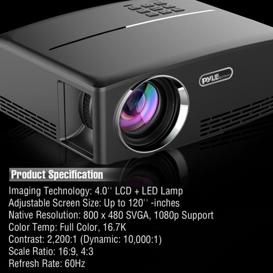 Pyle PRJG98 Home and Office Projectors