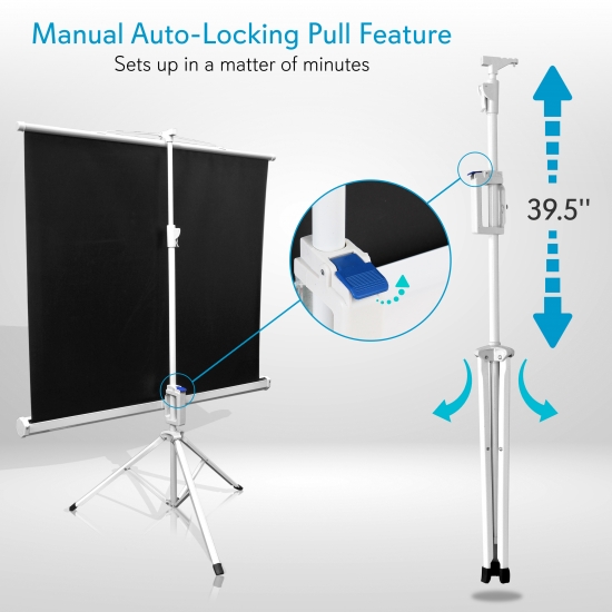 pvc projector screen stand