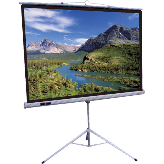 Pyle - PRJTR100 , Home and Office , Projector Screens - Accessories , 100" Tripod Stand Manual Pull-Down Projector Screen