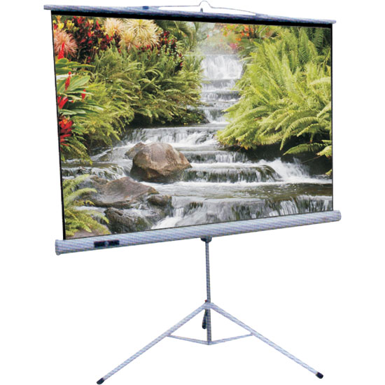 Pyle - PRJTR106 , Home and Office , Projector Screens - Accessories , 106" Tripod Stand Manual Pull-Down Projector Screen