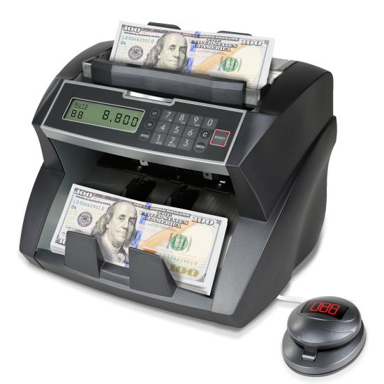 Pyle - PRMC820 , Home and Office , Currency Handling - Money Counters , Automatic Banknote Bill Counter - Digital Banknote Counting Machine