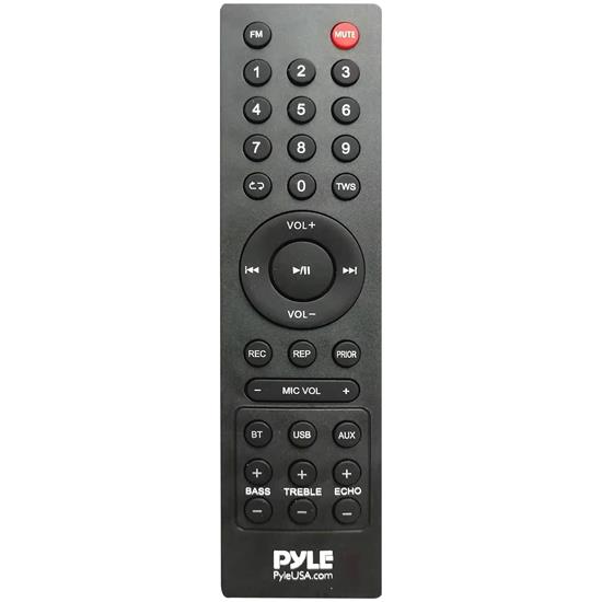 Pyle - PRTPPHP1233BRC , Parts , Wireless BT Streaming PA Karaoke Speaker Remote Control - Replacement Parts for Model Numbers: PPHP1033B, and PPHP1233B