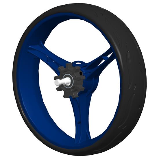 Pyle - PRTSLG3WBWHEEL , Parts , Golf Cart Back Wheels Right - Replacement Part, for SereneLife Model: SLG3W