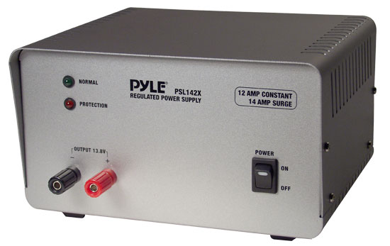 Pyle - PSL142X , On the Road , Power Supply - Power Converters , 12 Amp Linear Power Supply AC/DC