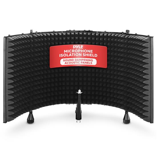 Pyle - PSMRS11.5 , Sound and Recording , Sound Isolation - Dampening , Microphone Isolation Shield with Sound Dampening Foam