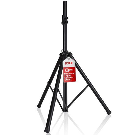 Pyle - PSTND2 , Musical Instruments , Mounts - Stands - Holders , Sound and Recording , Mounts - Stands - Holders , Universal Tripod Speaker Stand Mount Holder, Height Adjustable, 6' Ft.