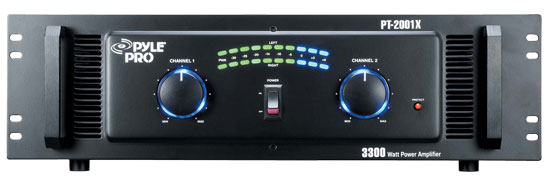 Pyle - PT2001X , Sound and Recording , Amplifiers - Receivers , 3300 Watt Professional DJ Power Amplifier