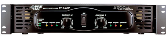 Pyle - PT5800 , Sound and Recording , Amplifiers - Receivers , 2500 Watt x 2 Bridgeable Power Amplifier