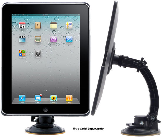 Pyle - PTPAD1 , Home and Office , Portable Speakers - Boom Boxes , ipad Player Adjustable Suction Window Mount