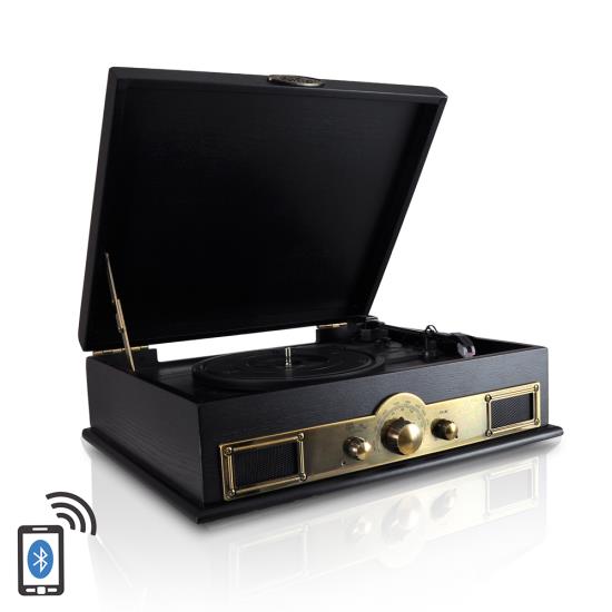 a phonograph turntable reaches its speed of 33 rpm