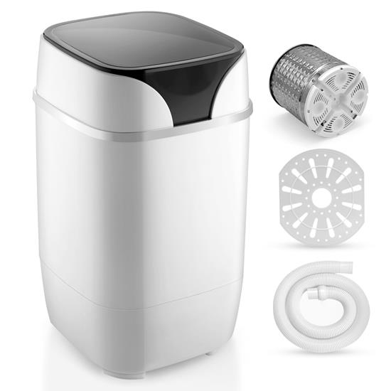 Pyle - PUCWM200 , Home and Office , Vacuums - Steam Cleaners , Portable Washing Machine High-Quality Full-Automatic Compact Washer with Washing Programs Ideal for RV, Dorm, Apartment (White)