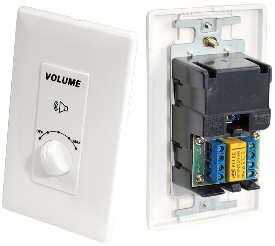 Pyle - pvc3 , Home and Office , Wall Plates - In-Wall Control , High Power Mono Volume Control With Built In Relay Circuit