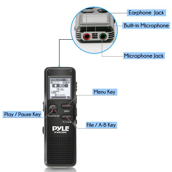 PyleHome PVR300 Home and Office Voice Recorders Gadgets and