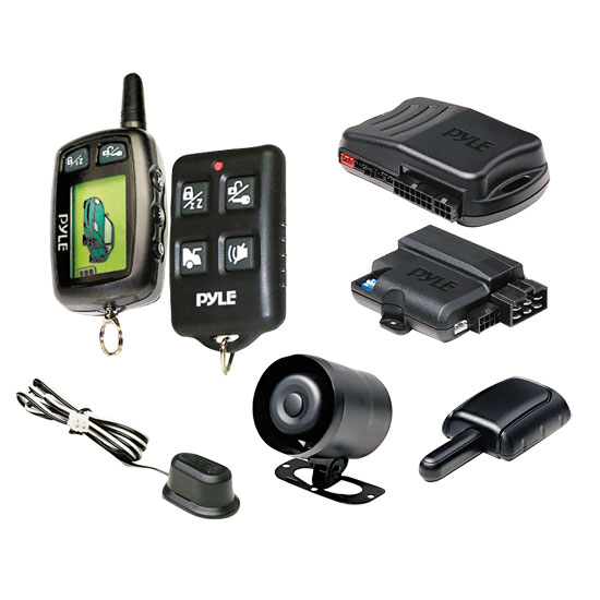 Pyle - PWD901 , On the Road , Alarm - Security Systems , LCD 2-Way Remote Start Security System w/Advanced Impact Sensor