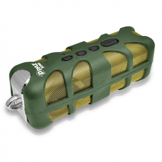 Pyle - PWPBTA70GN , Sports and Outdoors , Portable Speakers - Boom Boxes , Gadgets and Handheld , Portable Speakers - Boom Boxes , Sound Box Splash Rugged and Splash-Proof Bluetooth Marine Grade Portable Wireless Speaker (Green)