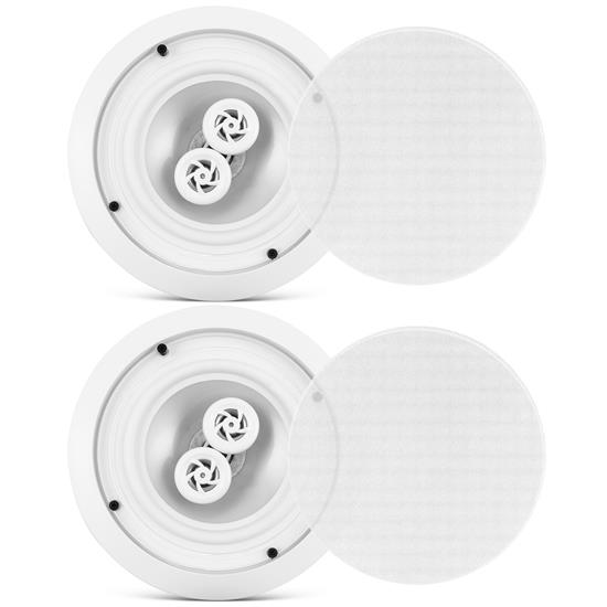 Pyle - PWRC62 , Home and Office , Home Speakers , Sound and Recording , Home Speakers , 6.5” Weather Proof 2-Way In-Ceiling / In-Wall Stereo Speaker (Single Speaker)