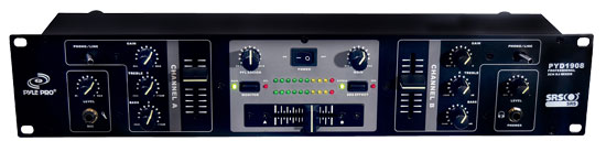 Pyle - PYD1908 , Sound and Recording , Mixers - DJ Controllers , PYD1908  Professional 2 Channel DJ Mixer 