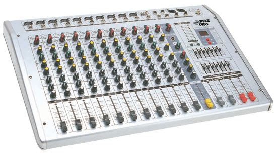 Pyle - PYMA12 , Sound and Recording , Mixers - DJ Controllers , 12 Channel Power Mixer