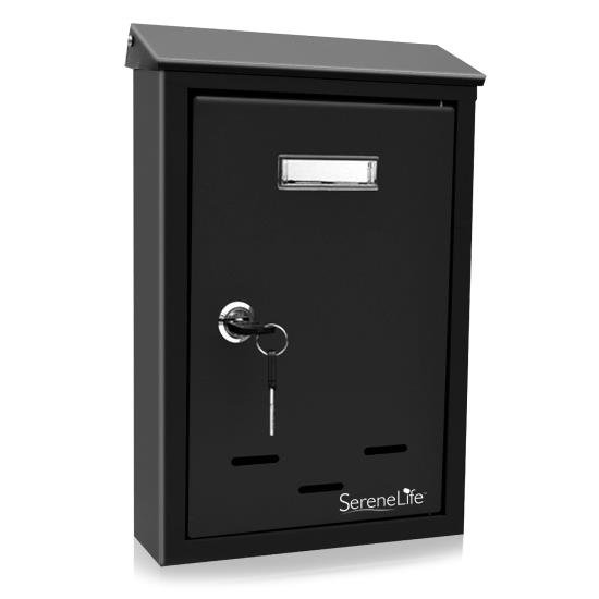 Pyle - SLMAB24.5 , Home and Office , Safe Boxes - Mailboxes , Indoor/Outdoor Wall Mount Locking Mailbox, Includes Keys