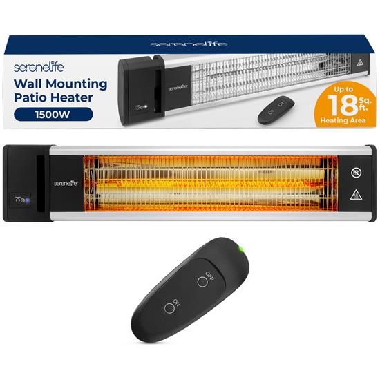 Pyle - SLOHT26 , Misc , Wall Mounting Patio Heater - Remote Control Ceiling and Wall Patio Heater with High Rated Aluminum Reflector