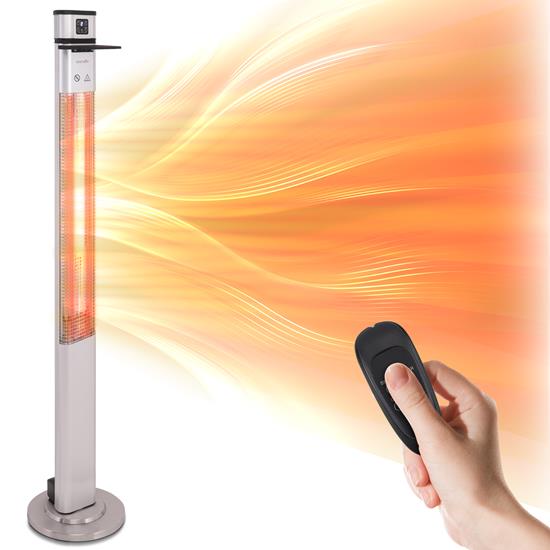 Pyle - SLOHT42.5 , Misc , Floor Standing Patio Heater - Remote Control Stand Patio Heater with Three Power Settings and Oscillation